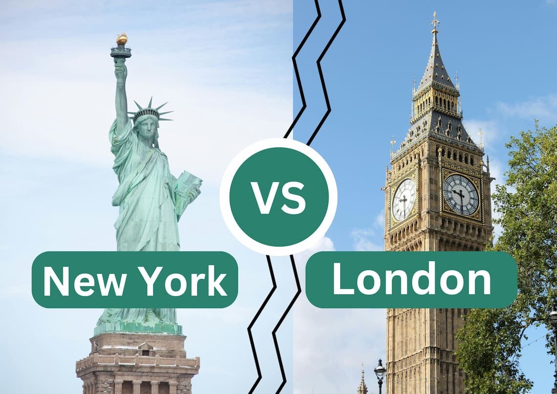 nyc vs london