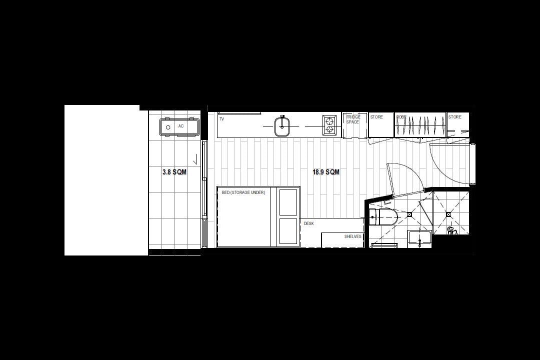 Image of UniLodge School Street Studios, Brisbane