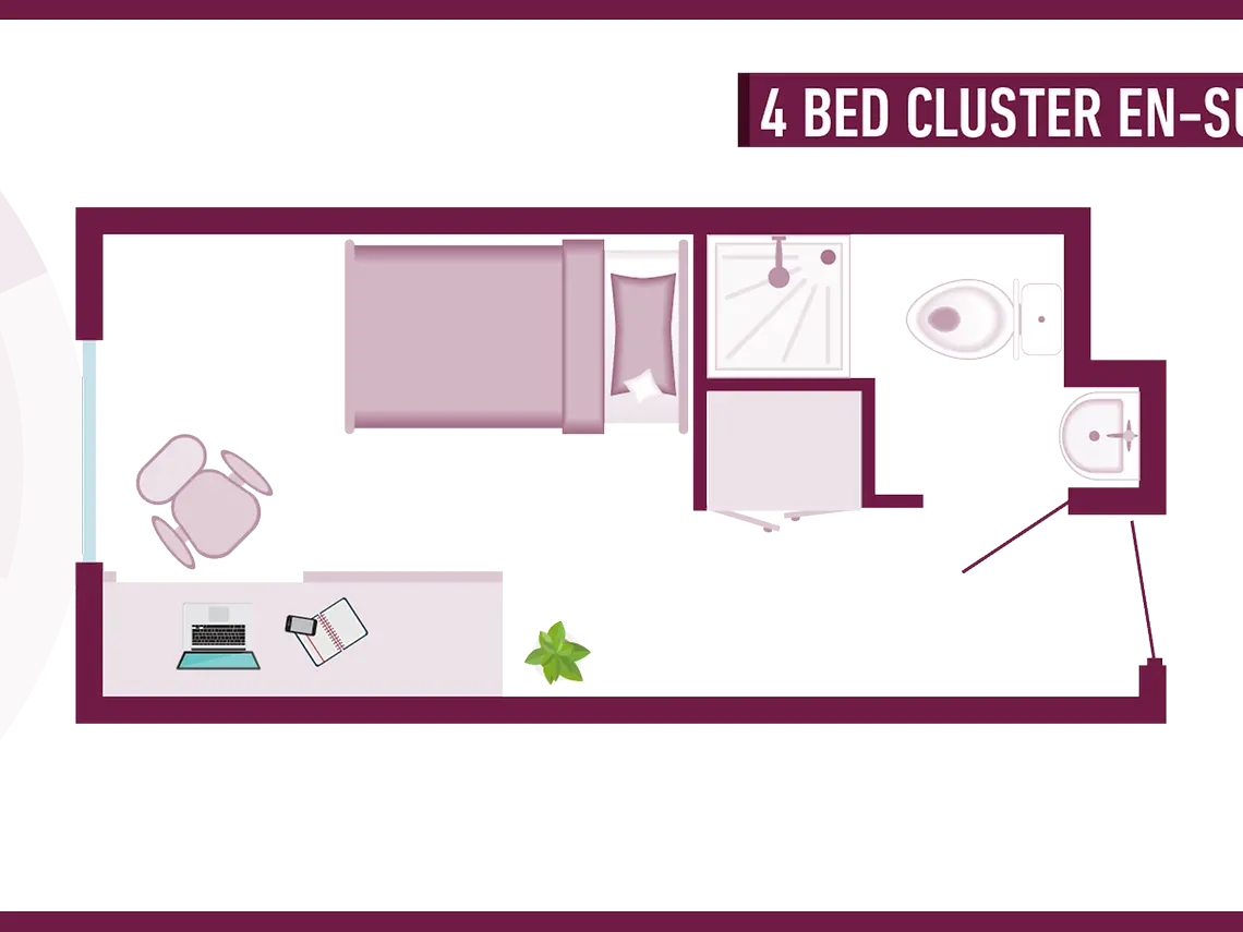 4-Bed Cluster Ensuite - image 10