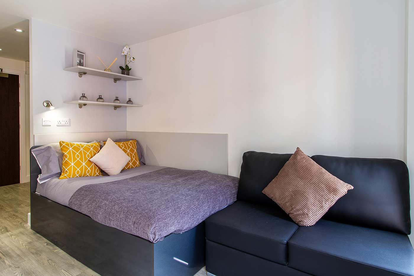Premium Studio  ( York/Dover Street ) at Dover Street Apartments, Leicester