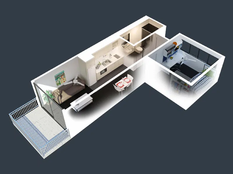 1 Bdrm Apt North photo 1