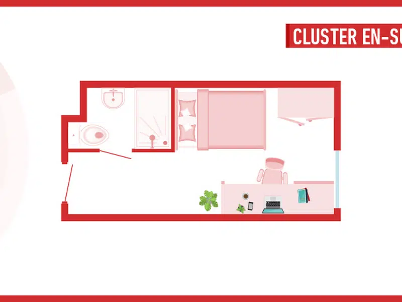 12 Bed Cluster En-suite photo 1