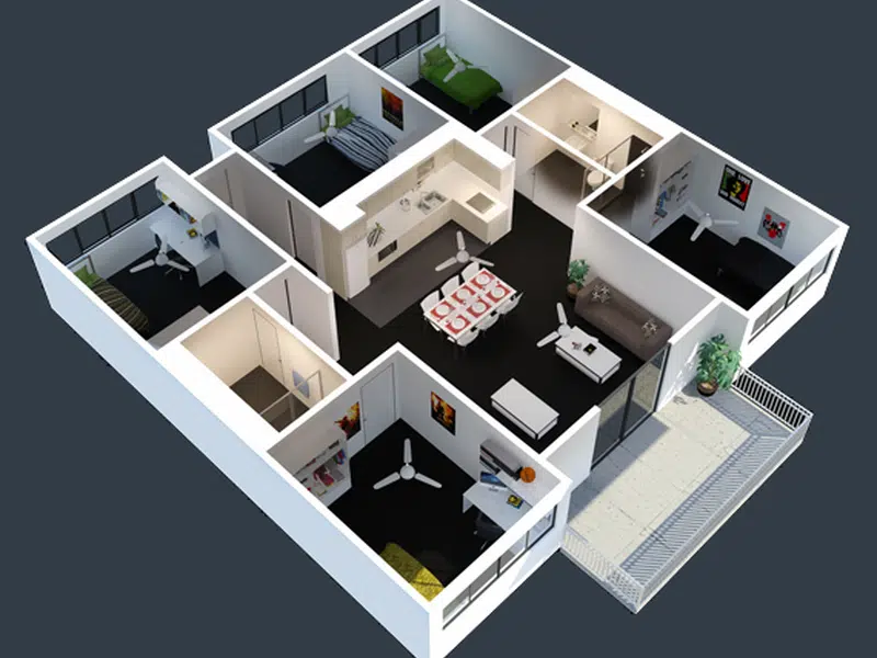 5 Bdrm Apt North photo 1