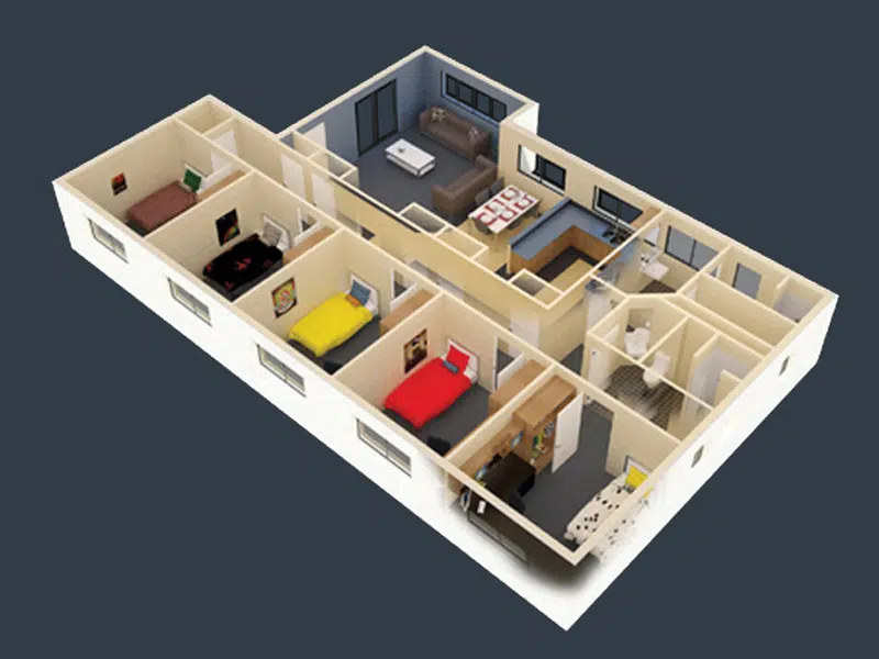 5 Bdrm Apt South Double photo 1
