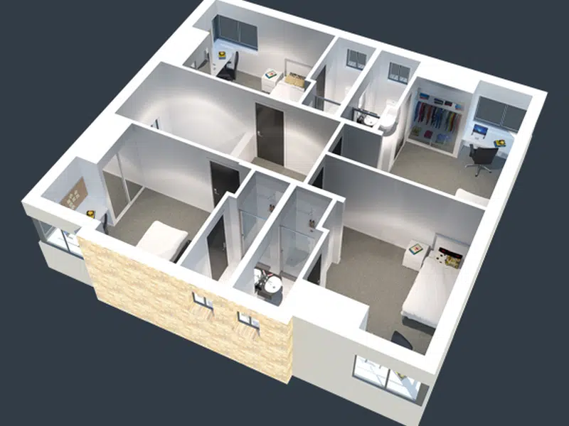 5 Bdrm Apt West (6 Res) photo 1