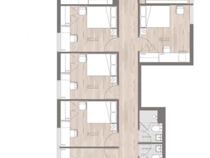 5 Bed Shared High Floor photo 1
