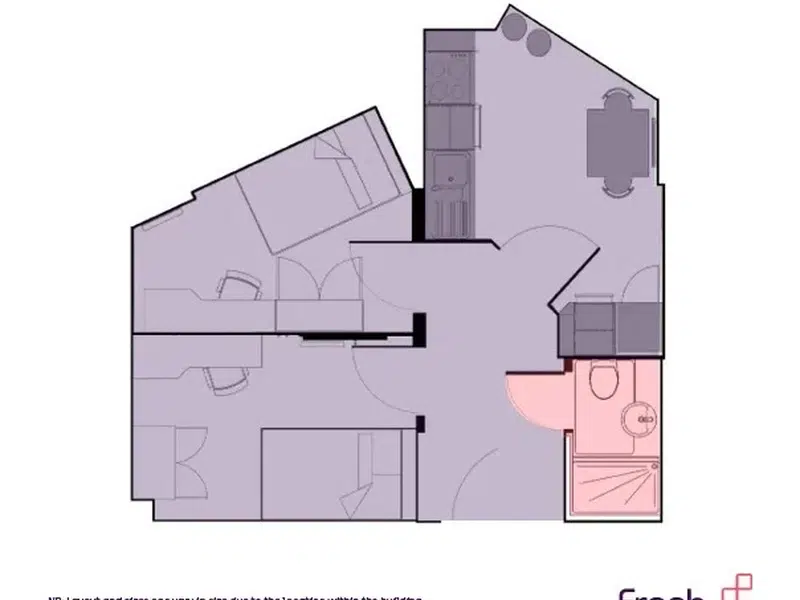 Silver Two Bed Flat photo 4