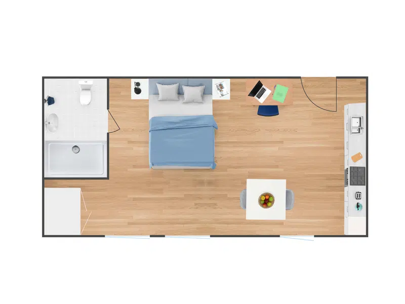 Classic Studio for 2 – Top Floors photo 1