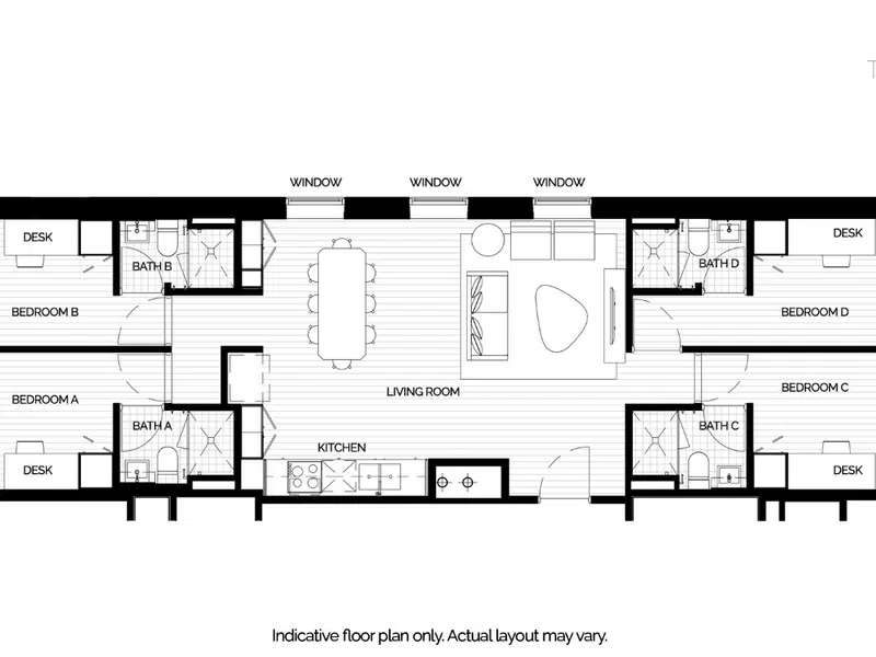 Four Bed Apartment photo 1