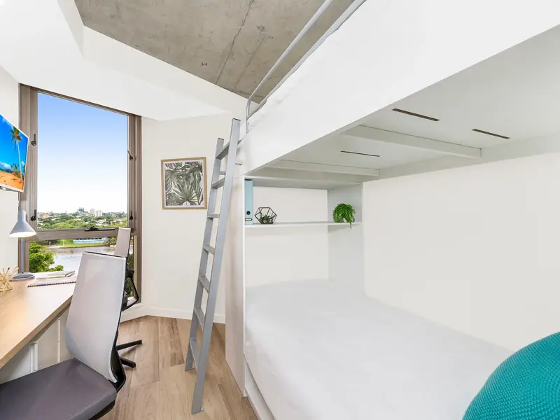 Twin Bunk Apartment- King Single Bed with Standard View photo 1