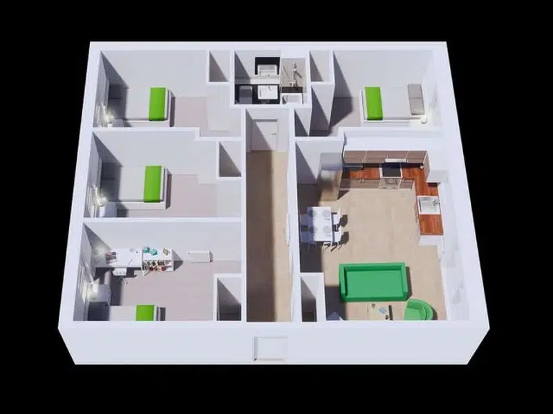Premium Plus – Large 3 Bed Flats photo 6