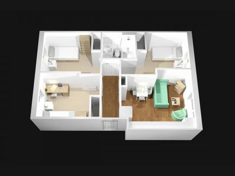 Standard - 3 Bed Flat photo 2