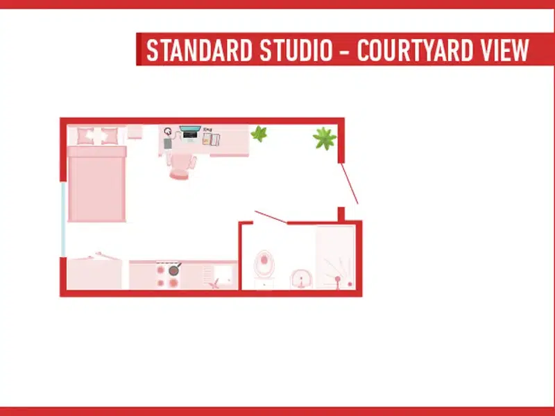 Standard Studio - Courtyard View photo 2