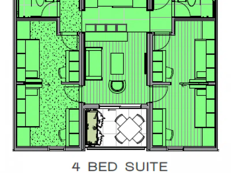 4 Bedroom Apartment with Balcony Internal (without View) photo 4