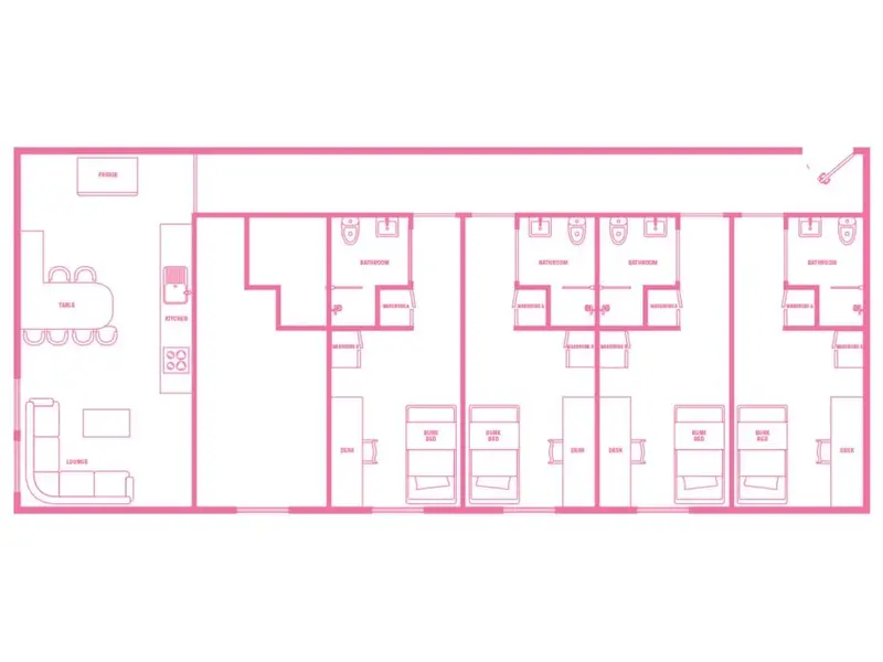 Twin Bunks in 8 Bed Apartment photo 3